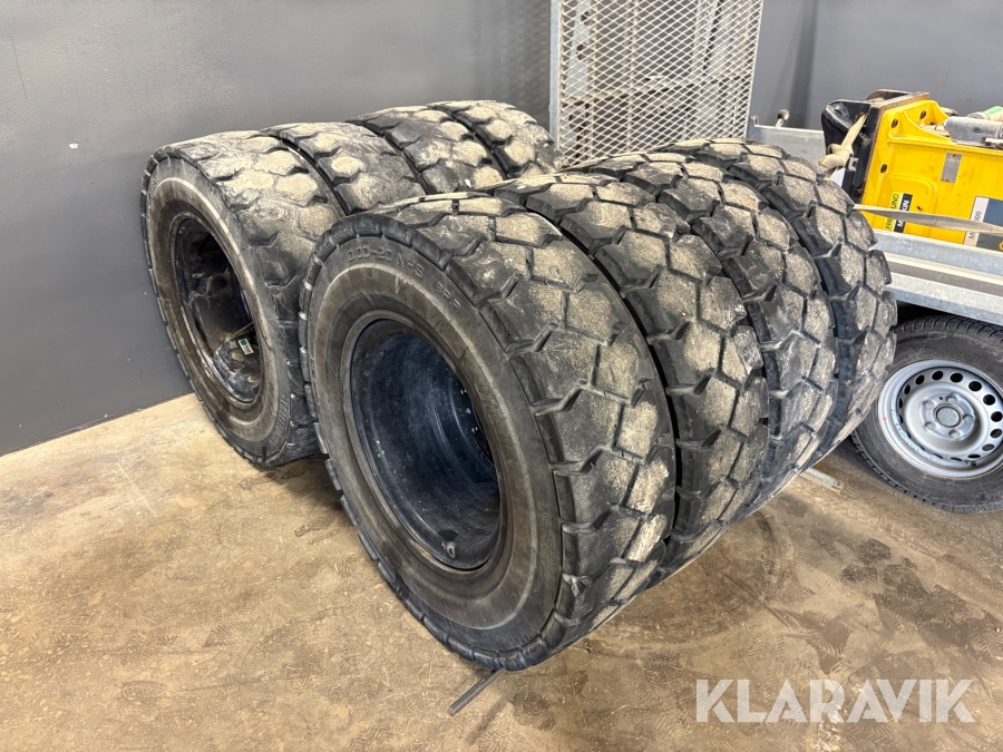 Entreprenadhjul Trelleborg T-900 Dubbelmontage punkteringsfria