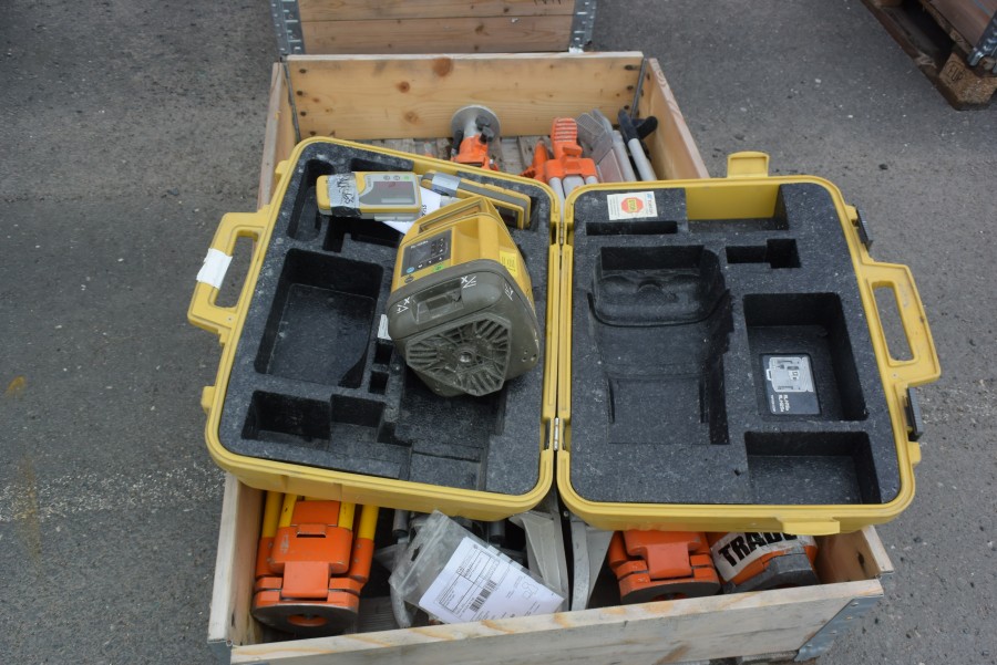 Bygglaser med tillbehör