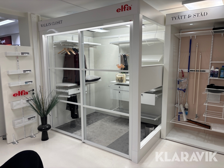 Garderobsinredning Elfa Walk-in Closet