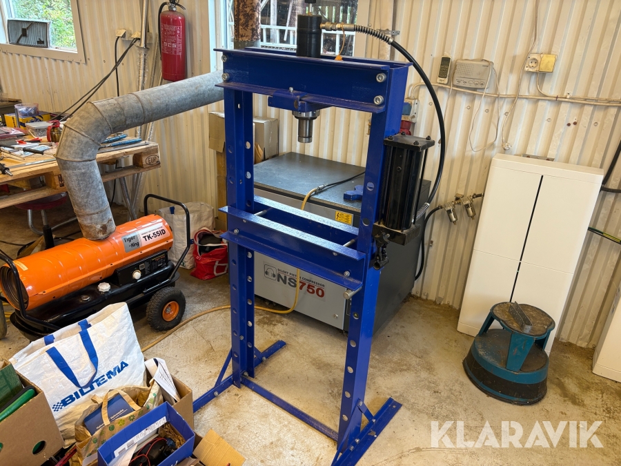 Verkstadspress Biltema 20 ton