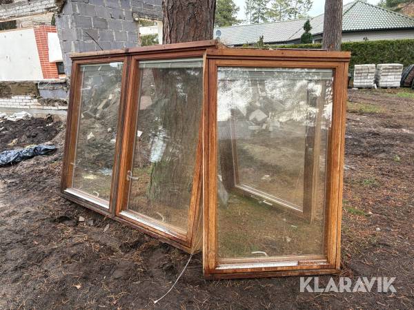 Fönsterpartier I teak