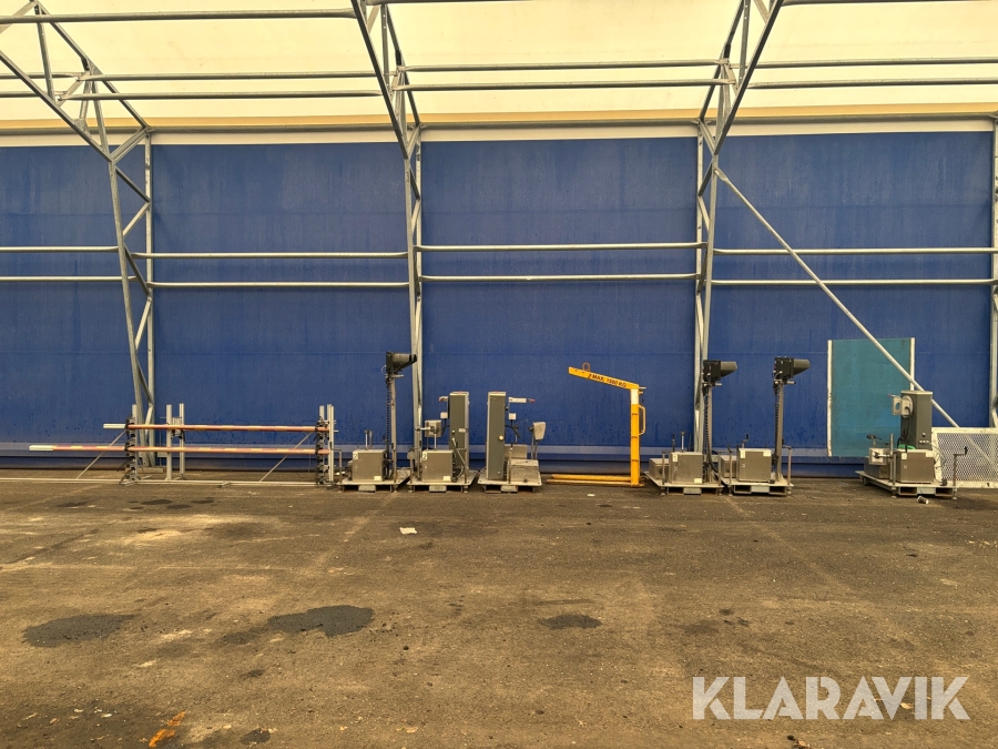 Trafikljus med bom Emballator WG17 4st