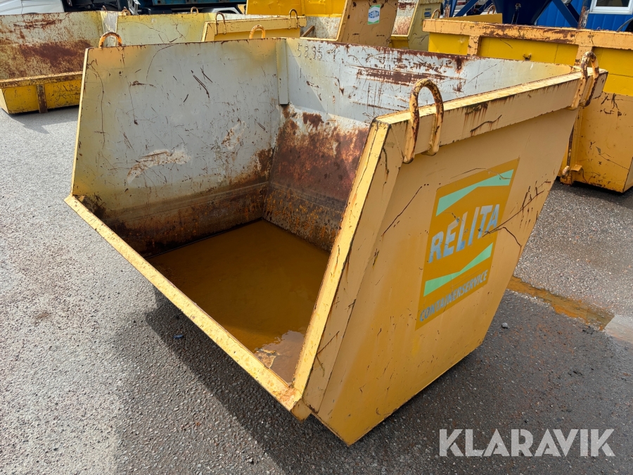 Containerskopa Frinab 3m3 med stora BM