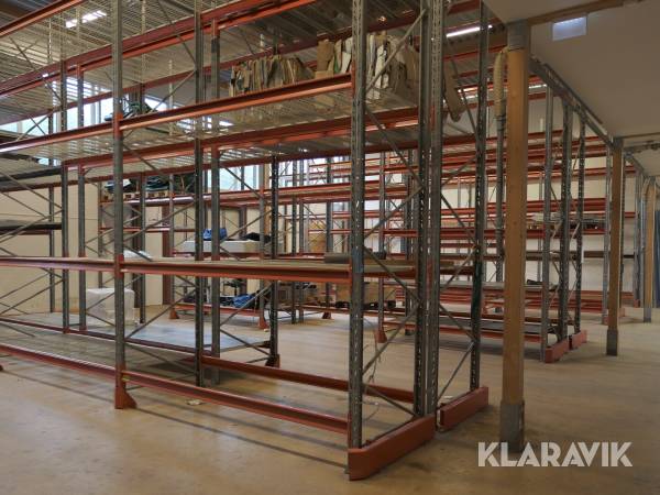 Pallställage / lagerinredning Hyltebruk ca 480st pallplatser
