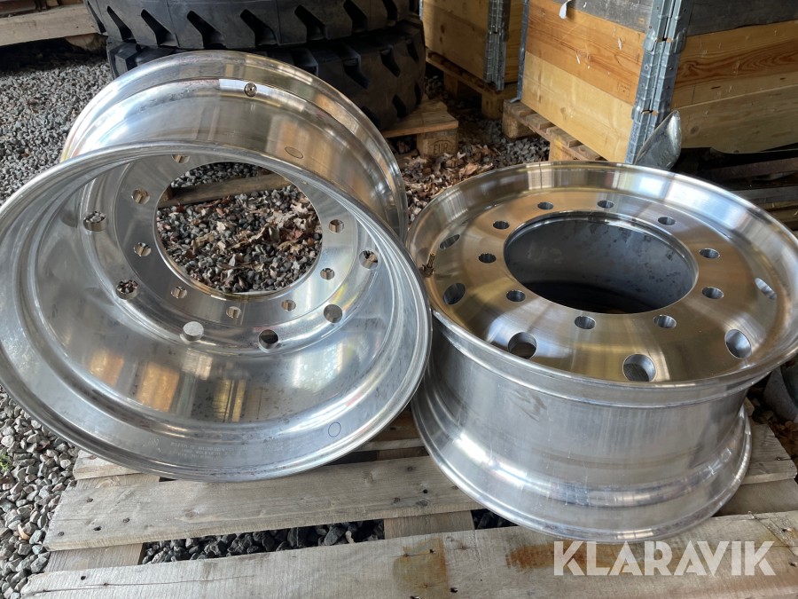 Fälgar (Aluminium) Alcoa 9,00 x 22,5 / 11,75 x 22,5 6st