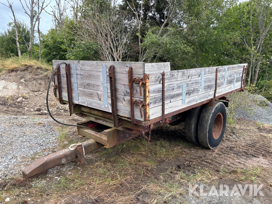 Tippkärra med 3-vägs tipp