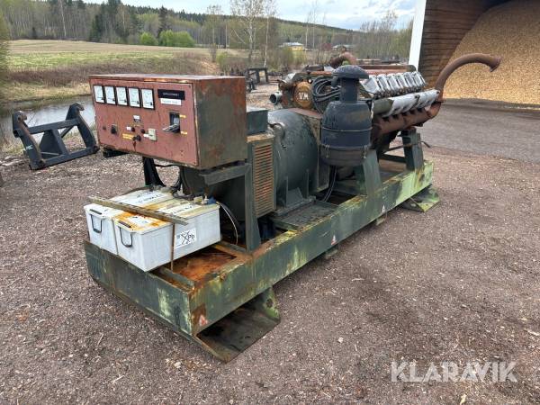 Generator / Elverk Ansaldo 200 kVA