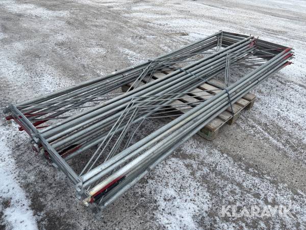 Dubbelräcke till modulställning 14st ringsystem