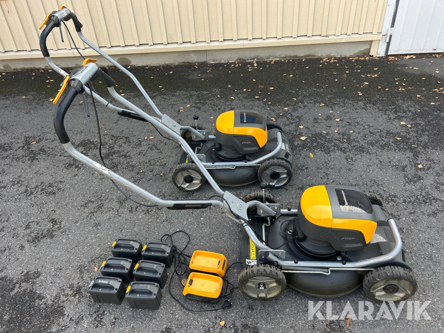 Gräsklippare Stiga Multiclip Pro 50 SK DAE batteri 2 st