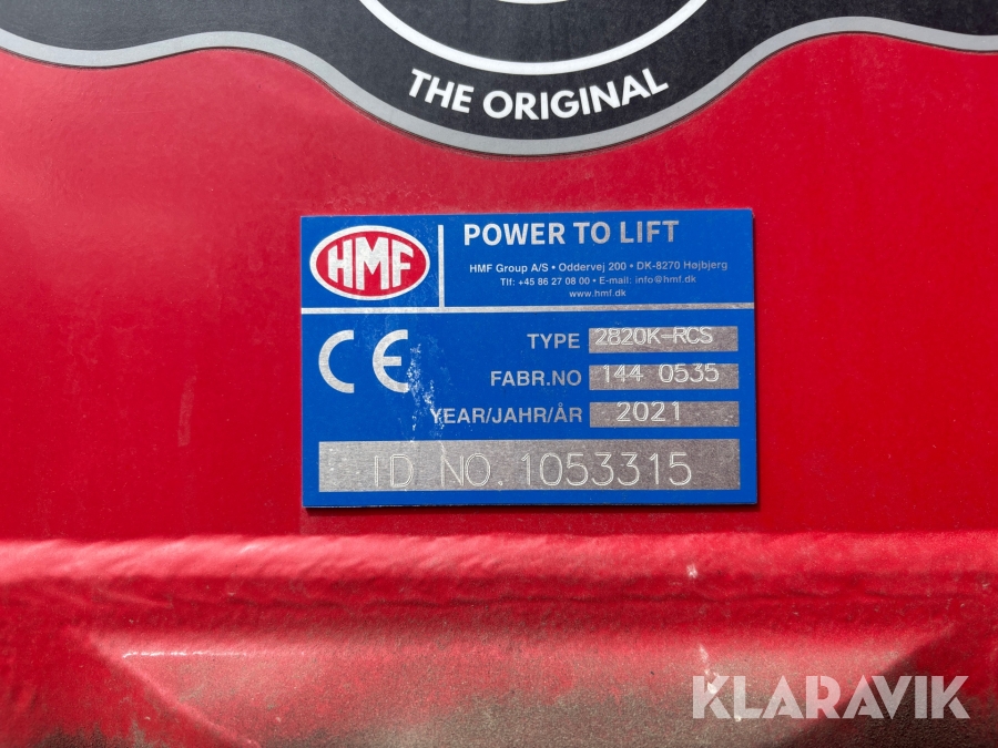 Kranflak HMF 2820K-RCS