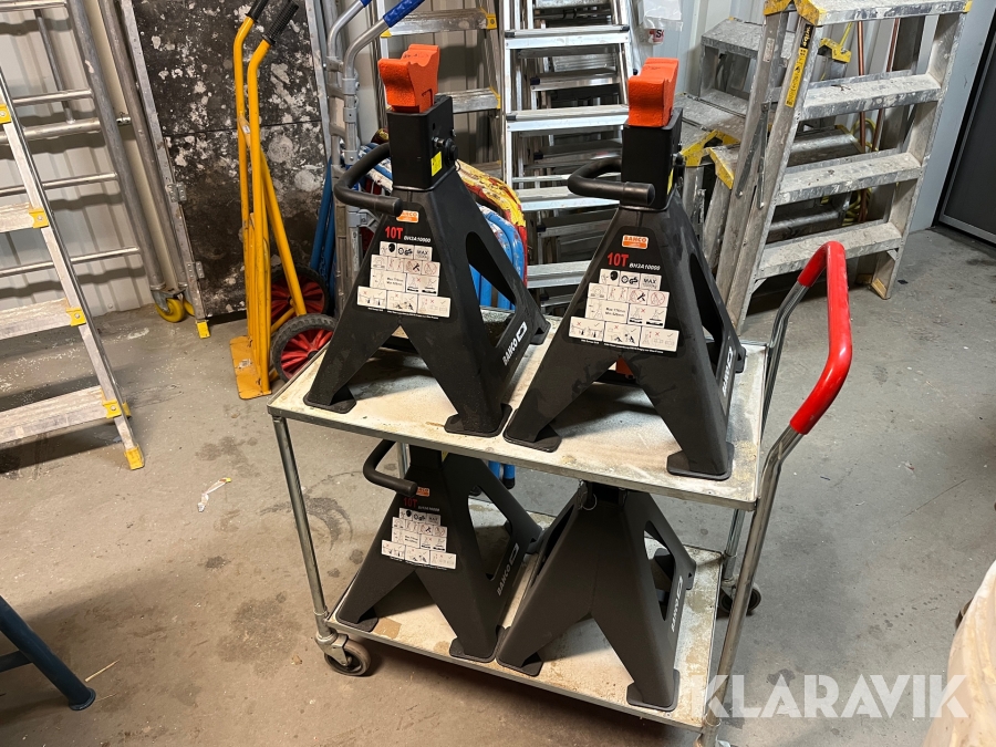 Pallbock 4 st Bahco BH3A med automatisk lyftfunktion