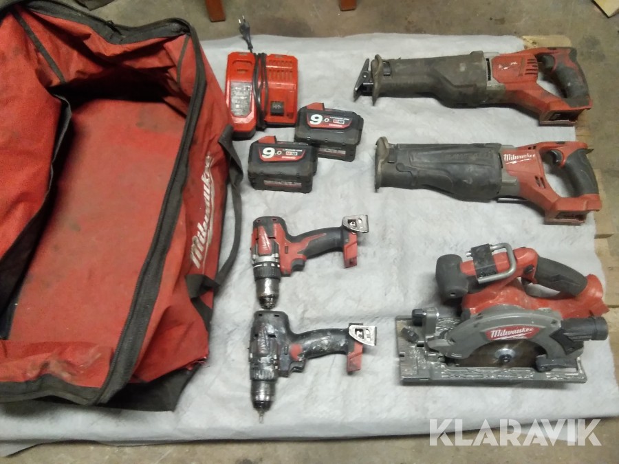 Verktygsset Milwaukee 18v