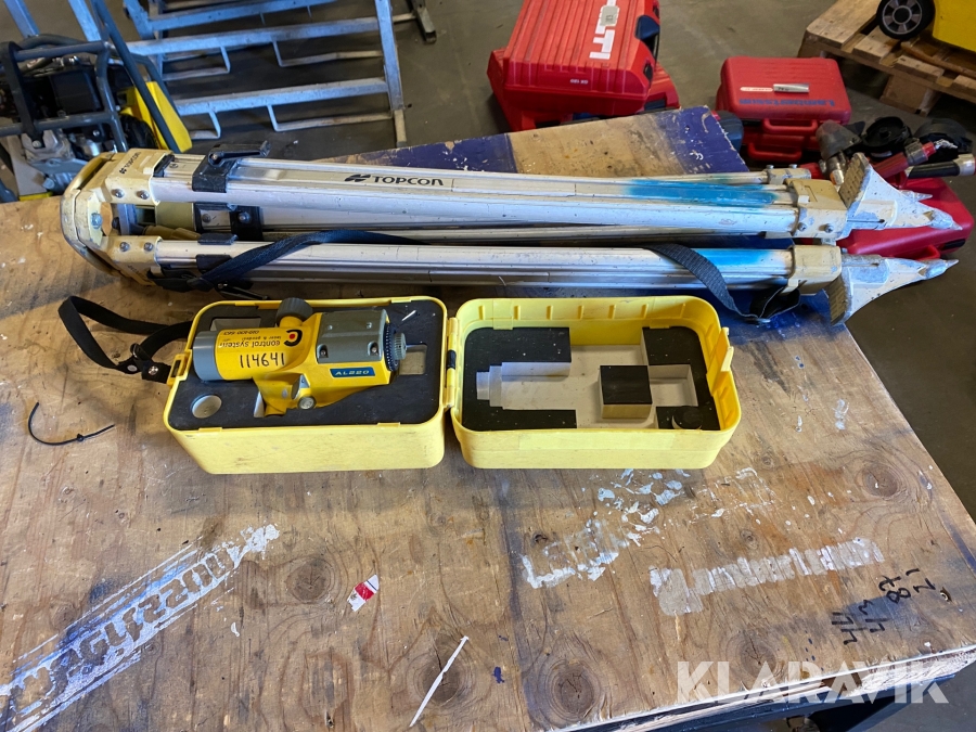 Avvägningsinstrument optiskt Spectra Al 220 med Planstativ