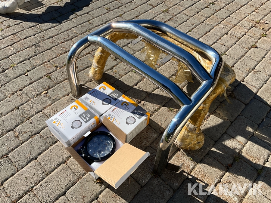 Fromtbågar och extraljus passar Volkswagen Caddy 2004-2015