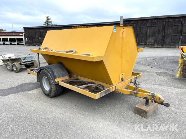 Vagn med vattentank Götlinds Svets 5m3