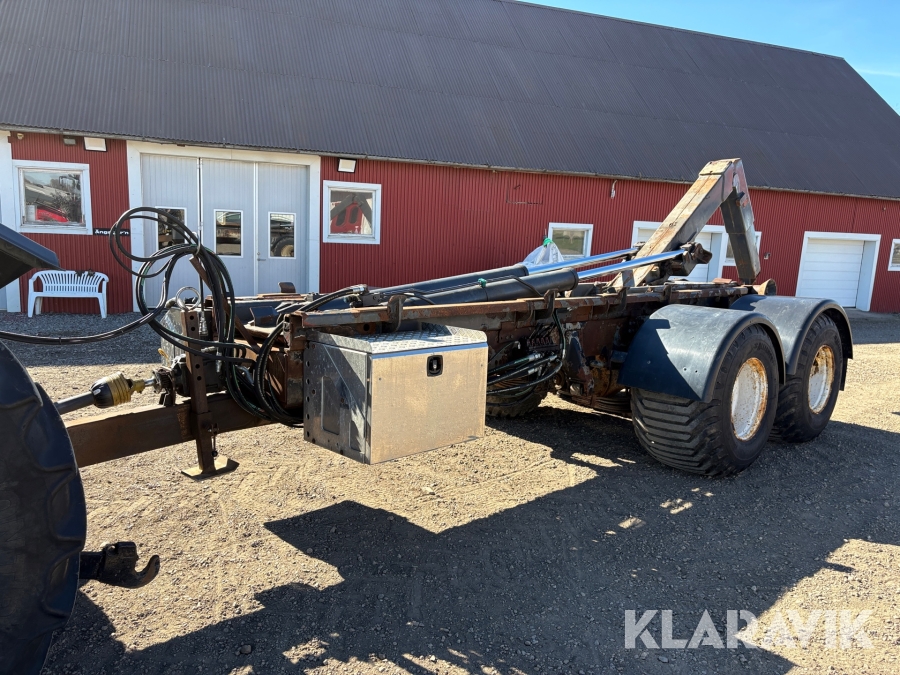 Lastväxlarkärra med HIAB multilift