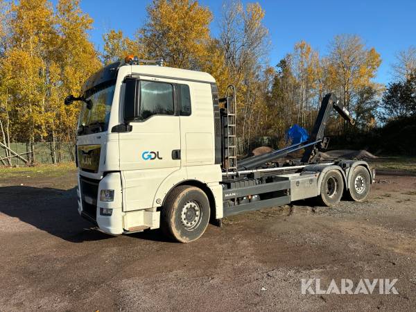 Lastväxlare Man TGX 480 med HIAB krok