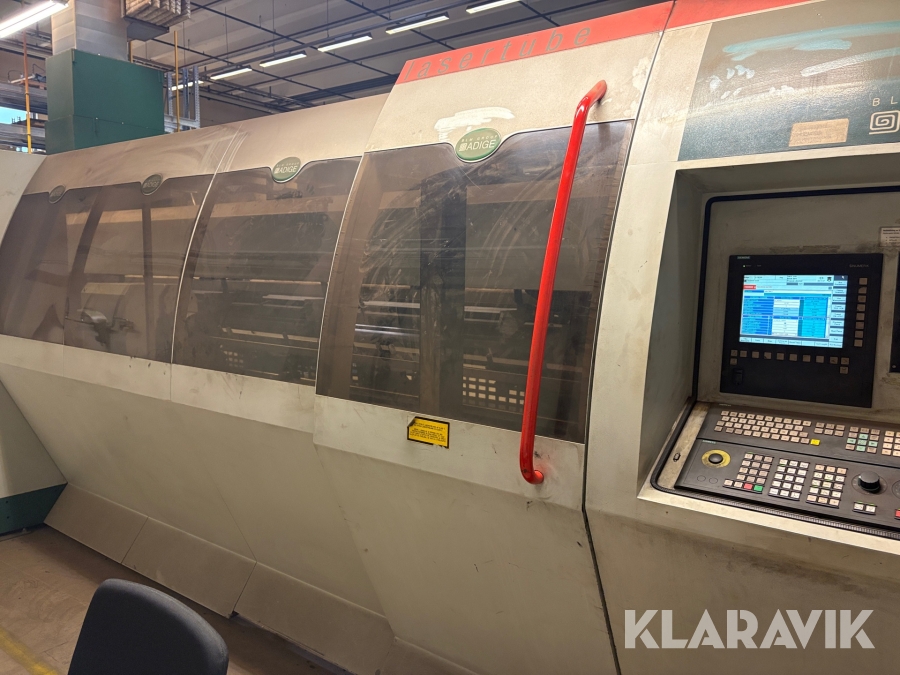 Rörlaser Adige LT823D med plockrobot Kuka