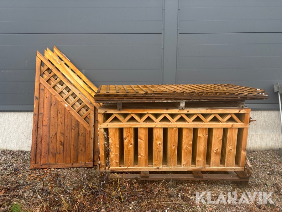 Träräcke, spaljé och skärm Jabo