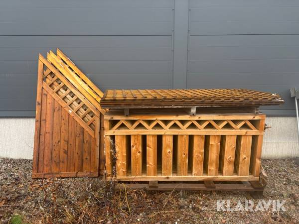 Träräcke, spaljé och skärm Jabo