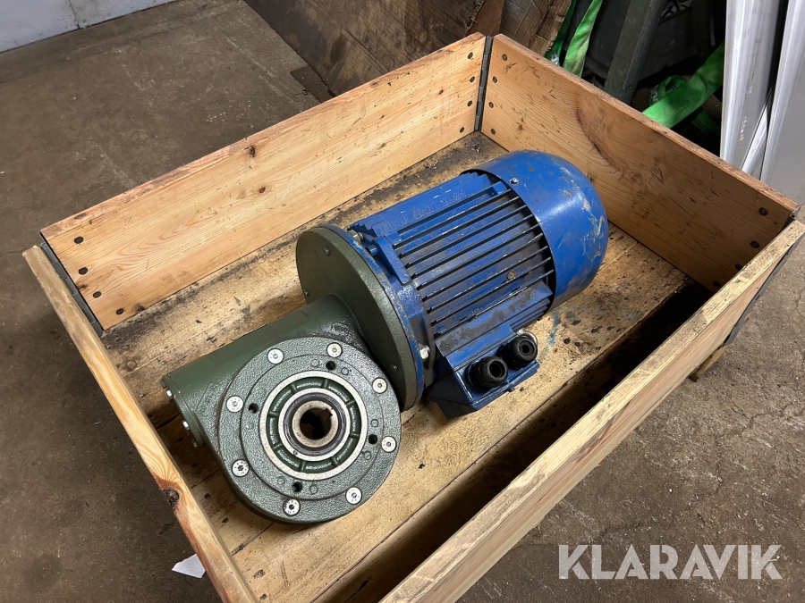 Elmotor med växel Varvel FRS85/PC