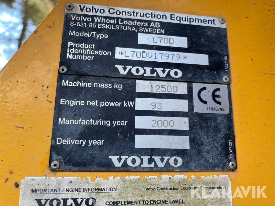 Hjullastare Volvo L70D
