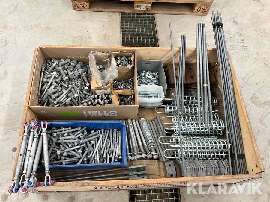 Diverse fästmaterial