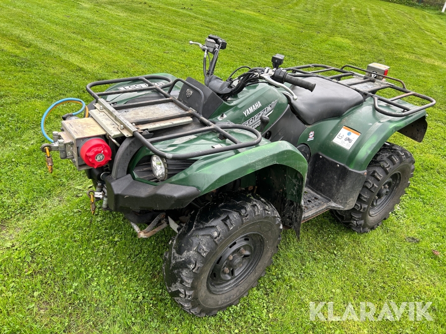 4-hjuling Yamaha Grizzley 450 med vinsch x2
