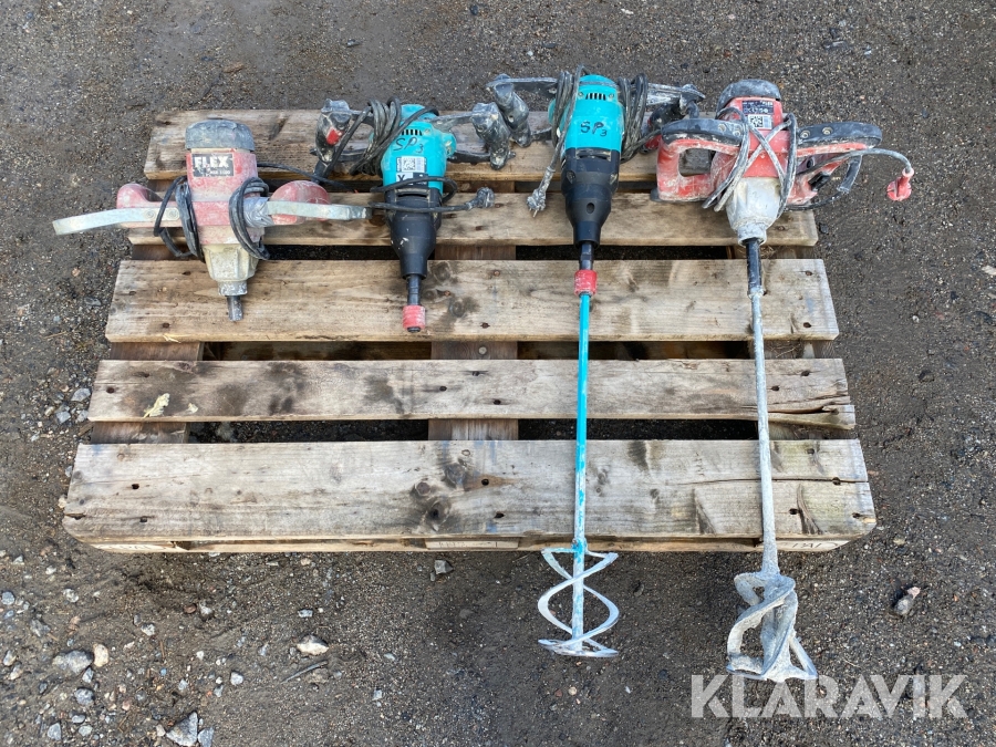 Paket med betongmaskiner Flex & Collomix