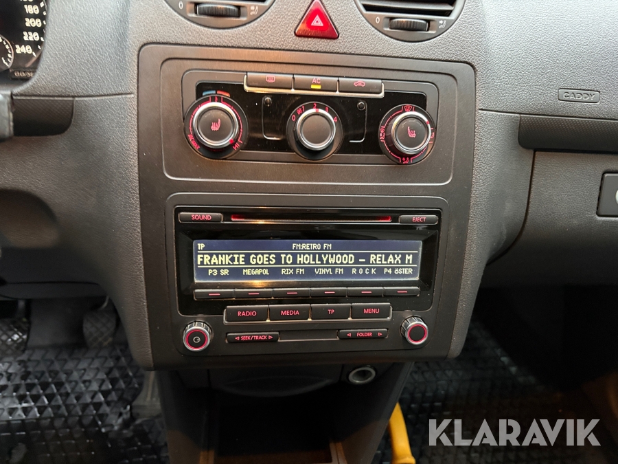 Skåpbil Volkswagen Caddy Nybesiktigad