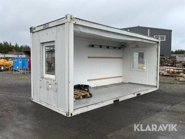 Containermodul Containex F C/H slutdel med en långsida