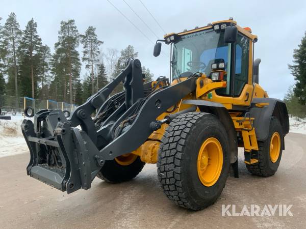 Hjullastare Volvo L60G fullutrustad med tiltfäste