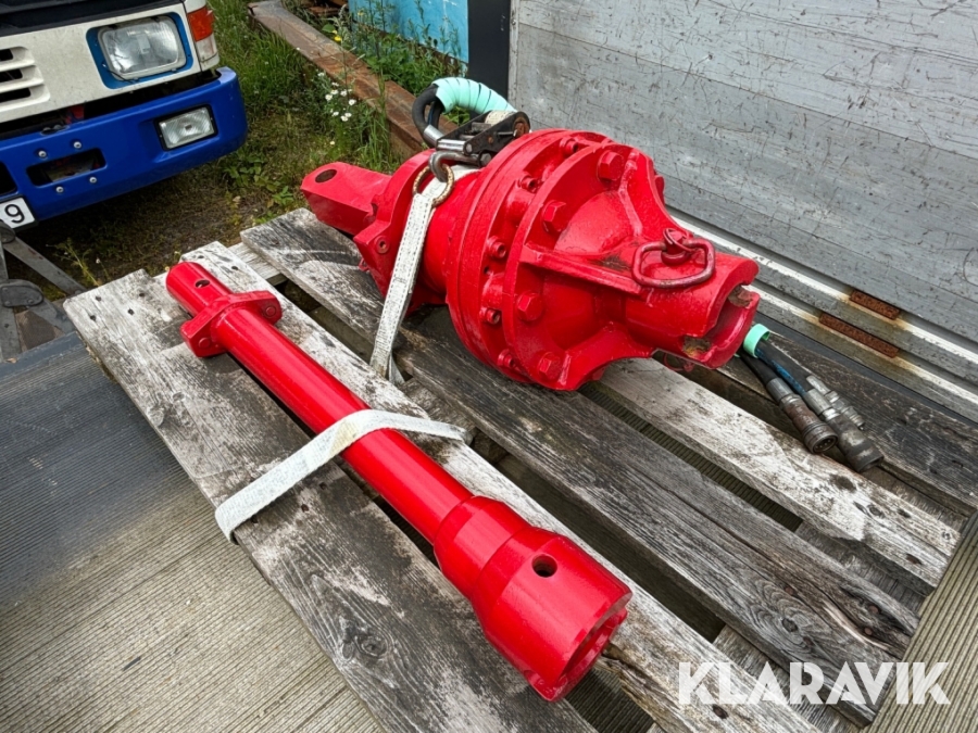 Hydraulmotor med borrutrustning