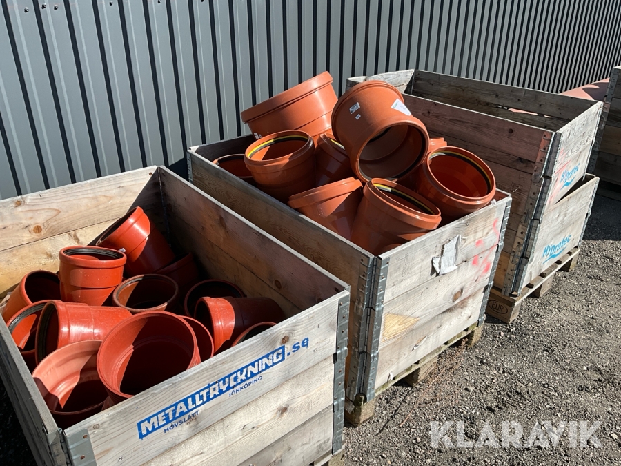 VVS rördelar 3st pallar