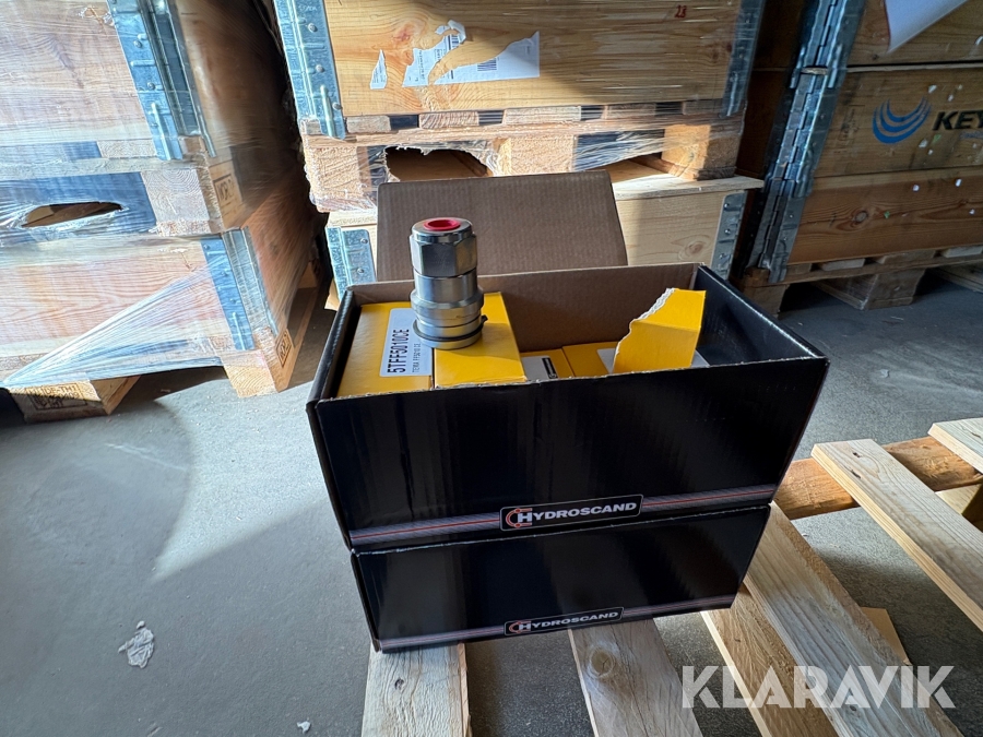 Hydraulkopplingar TEMA FlatFace Snabbkoppling 17 st