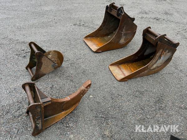 Skopor, tjälkrok , asfaltsskärare S45 Engcon