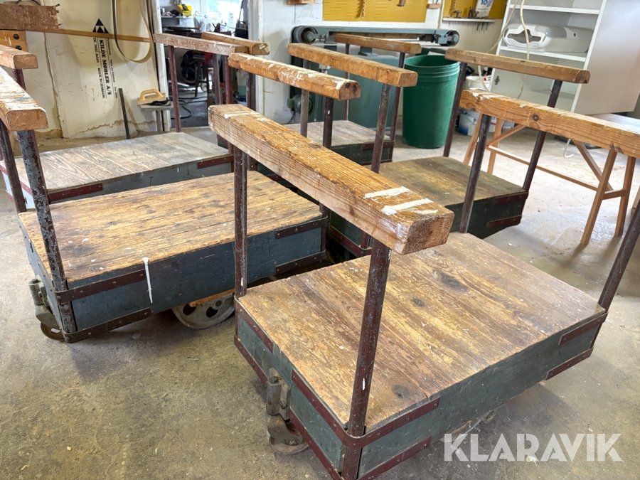 Virkestransportör/ vagnar