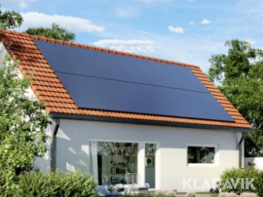 Solceller 8 kW komplett med växelriktare
