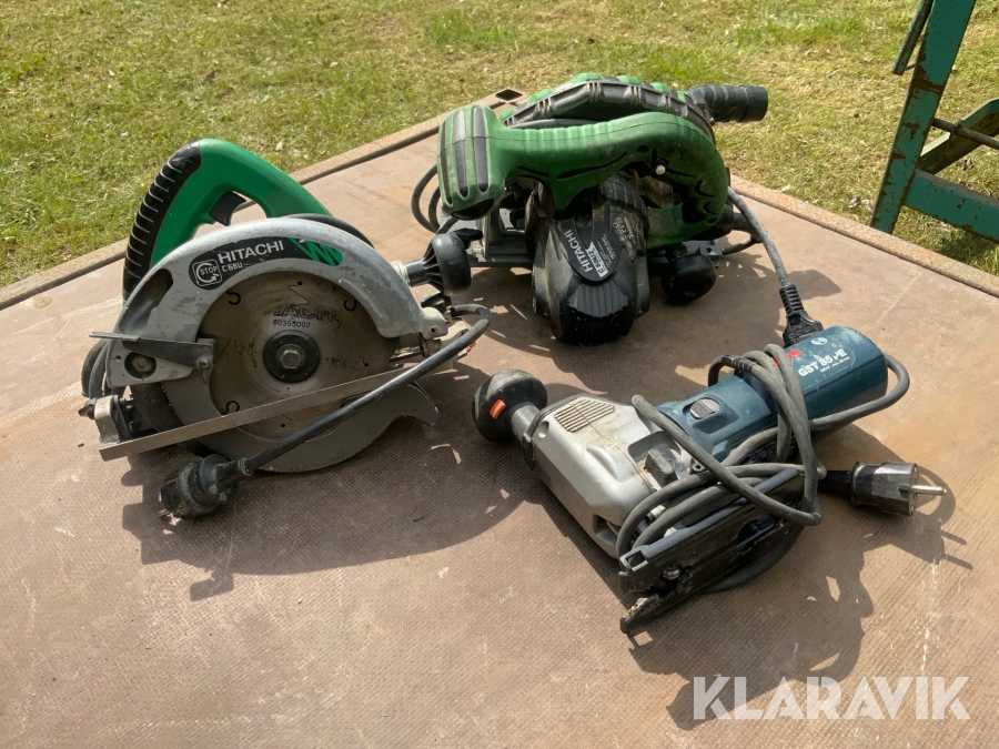 Cirkelsåg 2st Hitachi och sticksåg 1st
