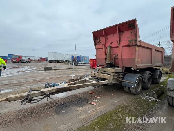 Trio dumpersläp CHH Olsson 24 ton