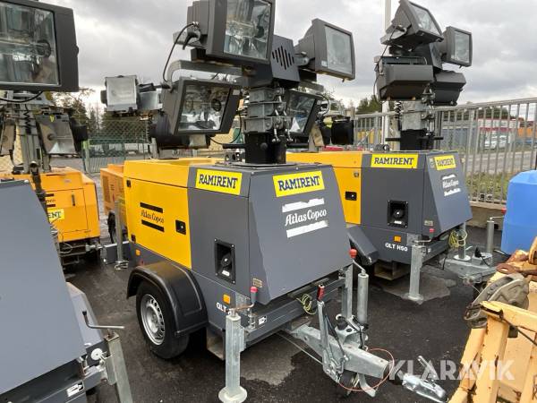 Belysningsmast Atlas Copco QLT H50 dieseldriven