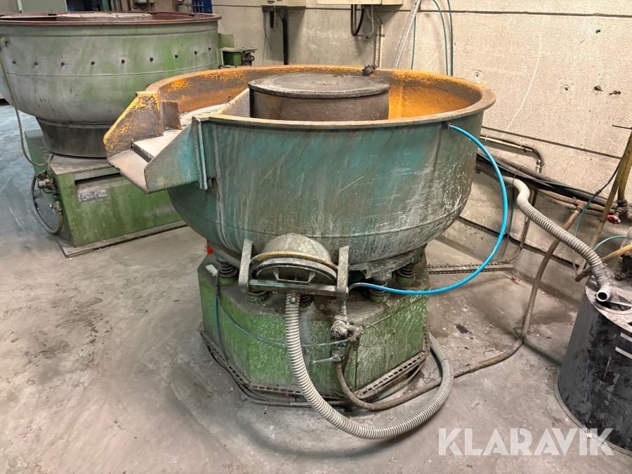 Våttrumlare Rösler R300 A/SM med sten och styrskåp