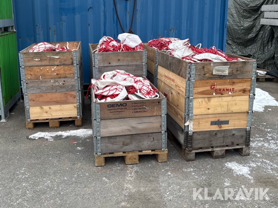 Räckesnät med fotlist Combisafe 1,5 x 10m 46st