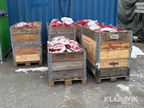 Räckesnät med fotlist Combisafe 1,5 x 10m 46st