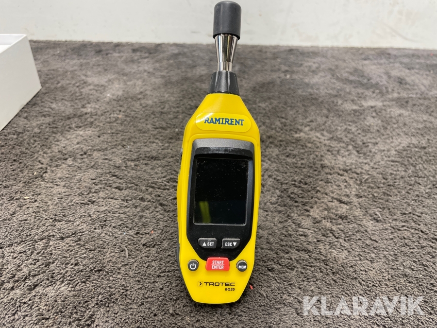 Dammpartikelmätare Trotec BQ20