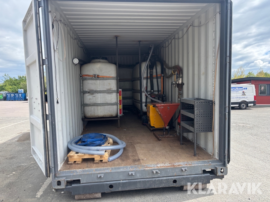 Mixersystem Ditch Witch FM 13 på lastväxlarram