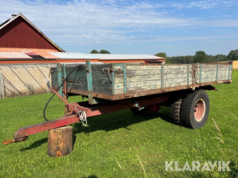 1-axlad Tippkärra boggi