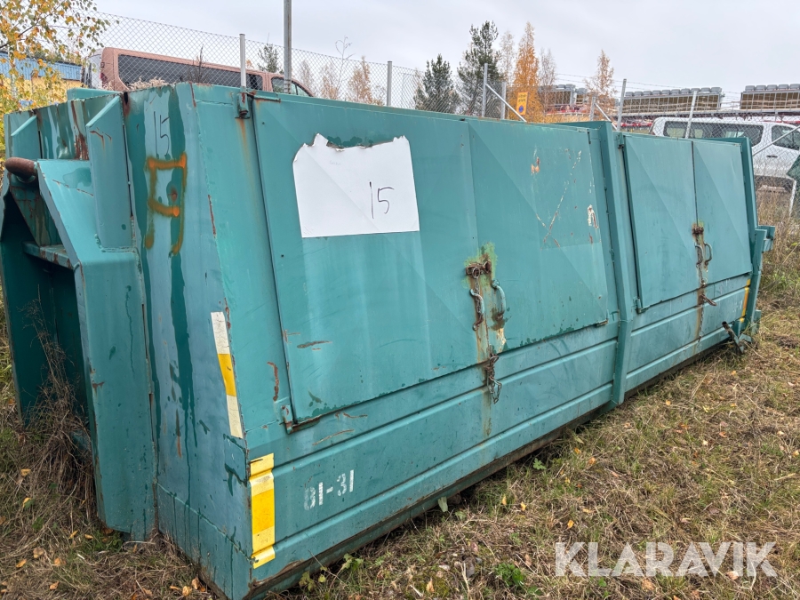 Lastväxlarcontainer 15m3