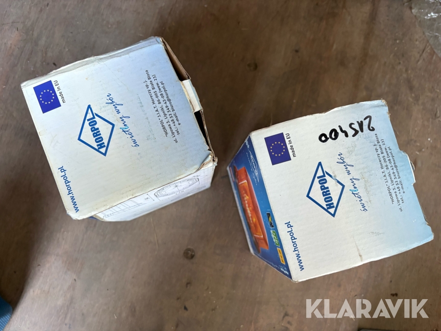 Varningsljus 2 st HORPOL IP6B