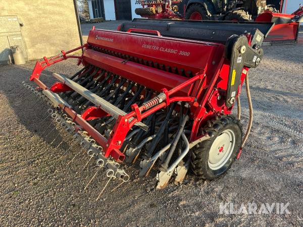 Såmaskin Kongskilde Demeter classic 3000 med frösålåda